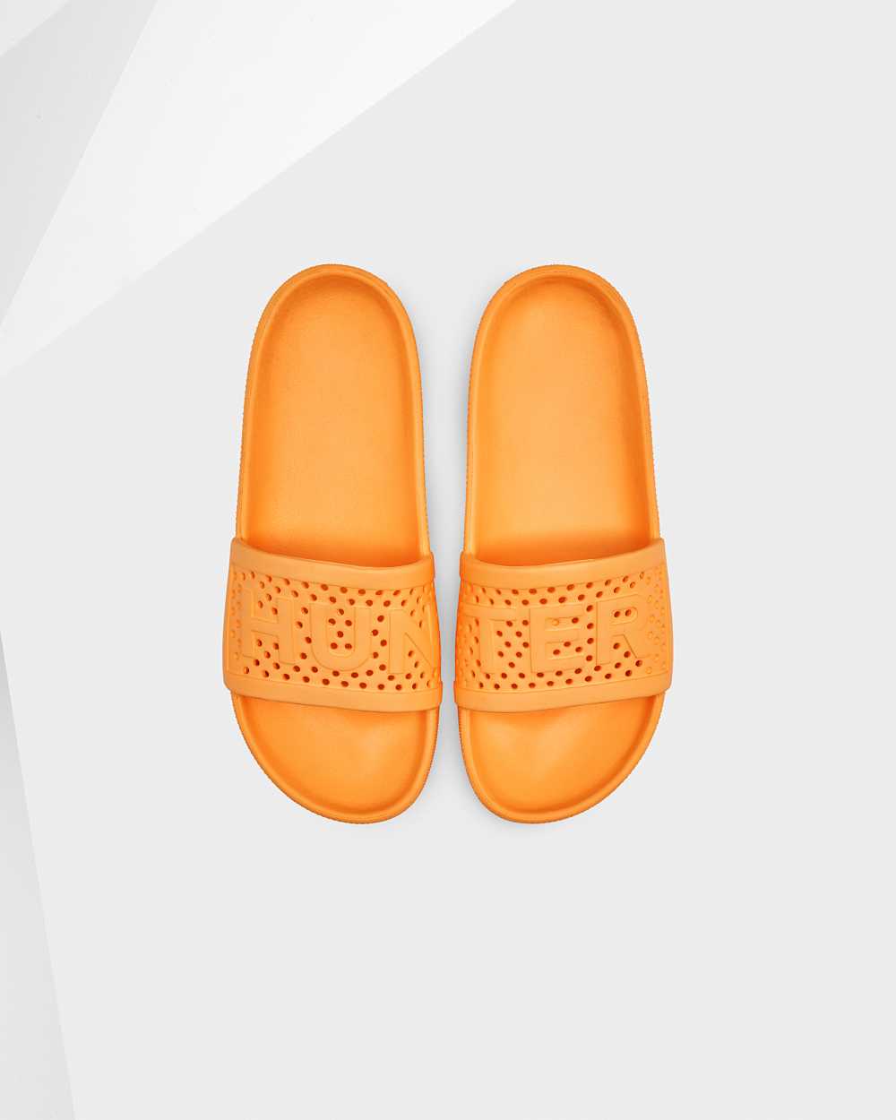 Hunter Original Lightweight Moulded Women's Slides NZ-76401S Orange